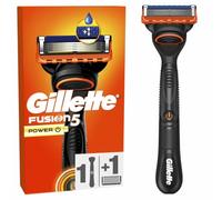 Gillette - Afeitadora para hombre Fusion5 Power, mango reutilizable y cartucho de 5 cuchillas ultraafiladas, con banda lubricante para un afeitado facial más cómodo, 1 recarga para 20 afeitados