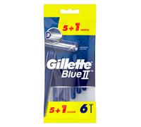 Gillette Maquinillas desechables Blue II Normal 6 unidades