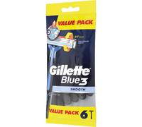 Gillette Blue3 Smooth Disposable Razors 6 uds