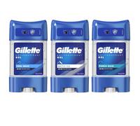 Gillette Desodorante Gel Lote Mixto Arctic Ice Power Rush Cool Wave...