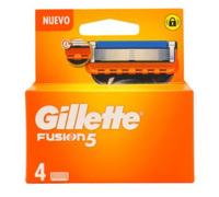Gillette Fusion hojilla de afeitar 4 pieza(s) Hombres