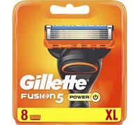 Gillette Fusion 5 Power Cuchillas de Afeitar Hombre, Paquete de 8 Cuchillas de Recambio