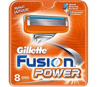 Gillette Fusion 5 Power - Cuchillas de recambio de maquinilla de afeitar - 8 unidades