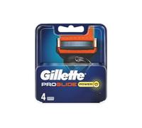 Gillette Fusion 5 ProGlide Power Cuchillas de Afeitar Hombre, Paquete de 4 Cuchillas de Recambio