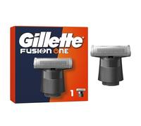 Gillette Fusion One Cabezal De Recambio ORIGINAL Compatible Con La Recortadora De Barba Y Afeitadora Corporal Fusion One, 1 Cuchilla De Metal Duradera, Hasta 6 Meses De Uso