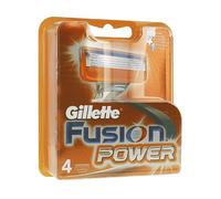 Gillette Fusion Power cuchillas de recambio 4 unidades para hombres