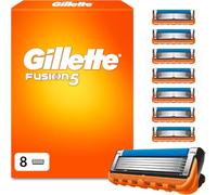 Gillette Fusion5, 8 cuchillas de repuesto originales, maquinillas de | Para afeitadora húmeda con una tira deslizante más grande para un deslizamiento suave y un afeitado cómodo y completo