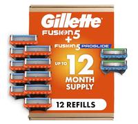 Gillette Fusion5 Men's Razor Blades - 10 Refills + Fusion5 ProGlide Razor Blades - 2 Refills - One Pack of 12 Refills