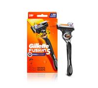 Gillette Fusion5 ProGlide Maquinilla de Afeitar Manual Hombre, 1 Mango + 1 Recambio de Cuchilla, Mango FlexBall, 5 Cuchillas con Recubrimiento Similar al Diamante, Cuchilla Trasera de Precisión