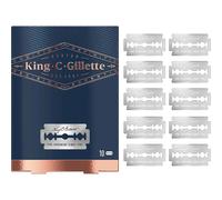 Gillette King C. hojas de afeitar de doble filo barba, para hombre, 10 Uds
