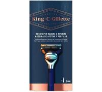 Gillette King C. Navaja de afeitar y recortar Premium 1 un.