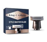 Gillette King C. Style Master Recambios para Recortadora de Barba y Cortapelos, Paquete de 4 Cuchillas de Recambio, maquinilla de afeitar