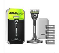 Gillette Labs Afeitadora Hombre Con Barra Exfoliante, Mango Reutilizable, Con 5 Cartuchos De Recarga GilletteLabs A 5 Mejores Cuchillas De Marca, Afeitado Facial Cómodo, Base Magnética