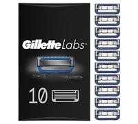 Gillette Labs Heated Razor Cuchillas de Afeitar Hombre, Paquete de 10 Cuchillas de Recambios