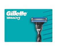 Gillette Mach3 Base - Juego de 20 cuchillas de repuesto para maquinilla de afeitar Gillette con tiras lubricantes para deslizamiento líquido y revestimiento de cuchilla, diseñadas para reducir