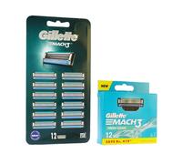 Gillette Mach3 Cuchillas de recambio 12 uds
