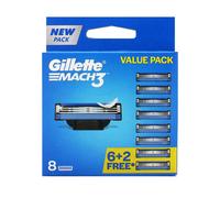 Gillette Mach3 Cuchillas de recambio 8 unidades