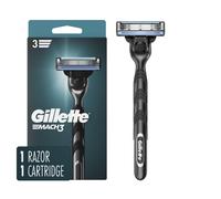Gillette Mach3 Razor para hombres 1 Mango de afeitar + 1 Hoja de recarga