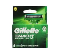 Gillette Mach3 Sensitive cuchillas de recambio 4 uds para hombre