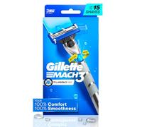 Gillette Mach3 Turbo - Afeitadora para Hombre con Tecnología Flexball