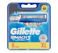 Gillette Mach3 Turbo Hojas De Afeitar 8 recambios