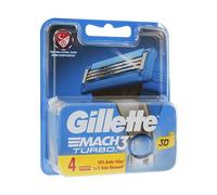 Gillette Mach3 Turbo recambios 4 uds. para hombre