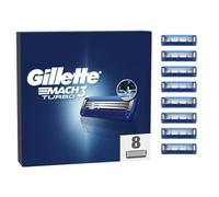 Gillette Mach3 Turbo - Recambios de cuchillas de afeitar para hombre, 3 hojas, 8 recambios de cuchillas, cuchillas más resistentes que el acero