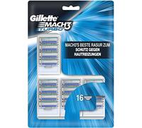 Gillette Mach3 Turbo sistema de protección de la cuchillas, 1er Juego de Cartuchos de (1 x 16 pcs)