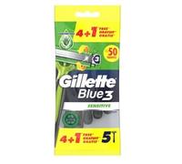 Gillette Blue 3 Sensitive Cuchilla Afeitar Desechables 5uds