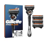 Gillette ProGlide Maquinilla De Afeitar Para Hombre, 1 Mango De Maquinilla De Afeitar Gillette + 4 Recambios Para Máquina De Afeitar, Diseñada Para Un Afeitado Apurado, Con Banda Lubricante