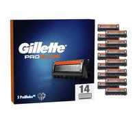 Gillette ProGlide - Maquinilla de afeitar para hombre, paquete de 14 cuchillas diseñada para un afeitado apurado cómodo y apurado con Lubrastrip para un deslizamiento suave