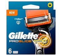 Gillette ProGlide Power Recharges De Lames De Rasoir Pour Homme, 6 Recargas De Lames, Pour Un Rasage Confortable