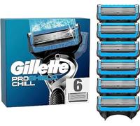 Gillette ProShield Chill - Cuchillas de afeitar (6 cuchillas de repuesto para afeitadora húmeda para hombre con 5 hojas)