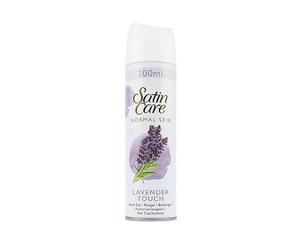 Gillette Satin Care Lavender Touch gel de afeitar para piel normal