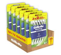 Gillette Sensor3 Sensitive - Afeitadora desechable para hombre, paquete de 3 + 2 afeitadoras, hasta 10 afeitados óptimos con cada afeitadora individual