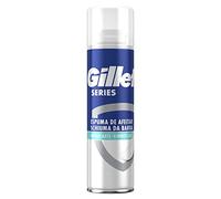 Gillette Series Espuma de Afeitar Hombre para Pieles Sensibles, Efecto Refrescante con Eucalipto, 250 ml