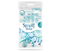 Gillette Simply Venus 2 - Maquinilla de afeitar (4 unidades)