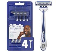 Gillette SkinGuard - Maquinillas de afeitar desechables para hombres, 4 unidades