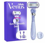 Gillette Venus - Afeitadora para mujer, extra suave, recarga de 5 cuchillas y mango reutilizable, giratorio, diseñada para deslizarse en todas las curvas del cuerpo, afeitado suave incluso en zonas