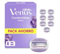 Gillette Venus Comfortglide Breeze Cuchillas de Afeitar Mujer, Pack de 8