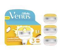 Gillette Venus Comfortglide - Cuchillas de repuesto para maquinilla de afeitar de mujer Coco Plus, Olaz, cuchillas (de 5 hojas), para un afeitado suave y profundo, Skin Cushion con Olaz hidratante,