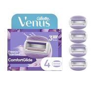 Gillette Venus ComfortGlide Freesia Women's Razor Refills, 4 Refills (Packaging May Vary)