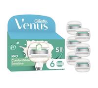 Gillette Venus ComfortGlide Sensitive, 6 recambios de cuchillas de afeitar