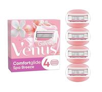 Gillette Venus Comfortglide Spa Breeze Recambios Para Maquinilla Para Mujer, Pack De 4, 3 Hojas Incorporadas Para Una Depilación Suave, Apurada Y Duradera
