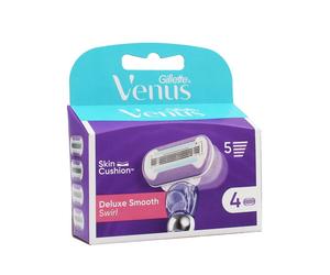Gillette Venus Deluxe Smooth Swirl cuchillas de recambio 4 uds