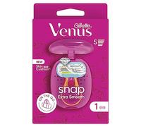 Gillette Venus Extra Smooth Snap Afeitadora, 1 Mango Pequeño, 1 Recambio De Hoja, 5 Cuchillas, Afeitado Muy Cerca