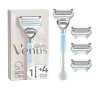 Gillette Venus Maquinilla de afeitar íntima para mujer con 4 cuchillas de repuesto, afeitadora íntima para mujer que ayuda a proteger la piel de la irritación
