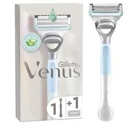Gillette Venus Maquinilla De Depilación Para Mujer Para Ingles Y Zona Íntima, 1 Mango + 1 Recambio, Ayuda A Proteger La Piel De La Irritación Tras La Depilación