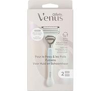 Gillette Venus Para La Piel Y El Pelo Pubio, Afeitadora Para Mujer, Con 2 Cuchillas Afiladas Y Una Barra De Protección, Ayuda A Proteger La Zona Sensible Del Jersey Del Fuego De La Afeitadora