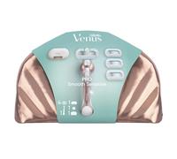 Gillette Venus Pro Smooth Sensitive - Juego de 4 cuchillas de mano + colgante de ducha + tapa protectora de viaje + bolsa de cosméticos